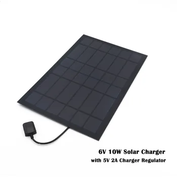 

Solar Charger 10W 6W Solar Panels Charger with Usb Port Solar Battery Charger Power for Mobile Phones 5V USB