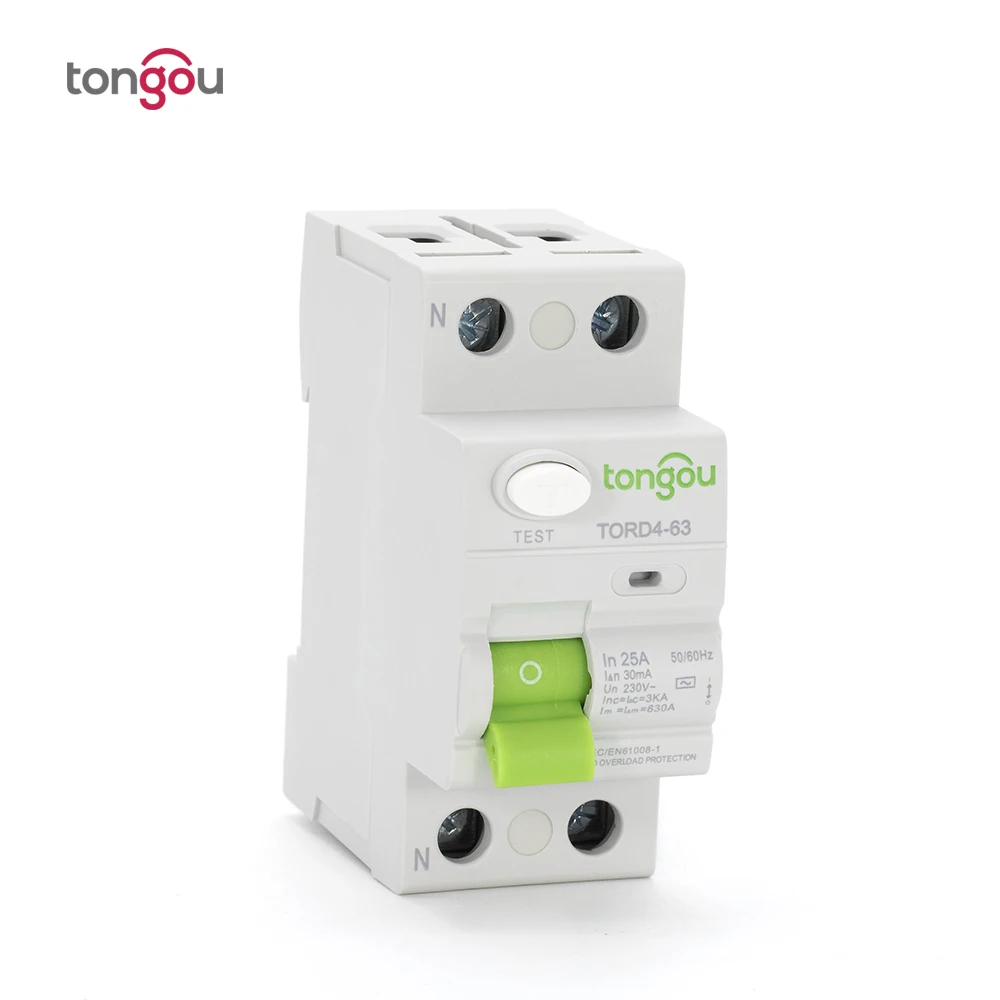 2P 25A RCD RCCB AC 110V 230V 30mA Magnetic Residual Current Circuit Breaker TORD4-63 | Обустройство дома