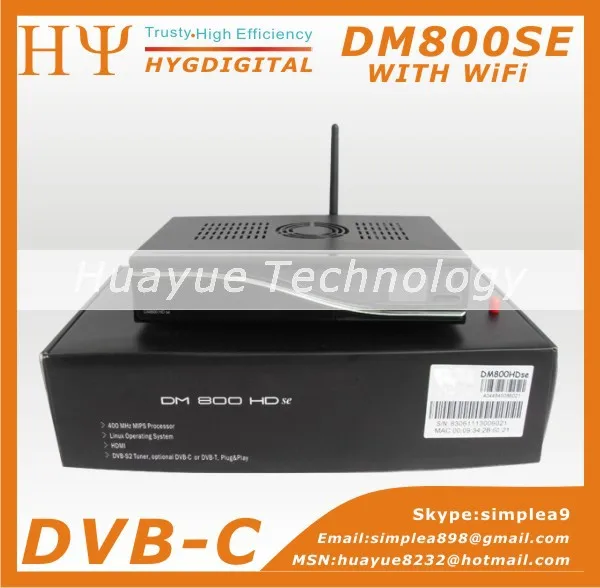 

DM800HD se 800hd se cable receiver with dm800 se SIM2.10 and with wifi Enigma 2 Linux Operating D6 Version System