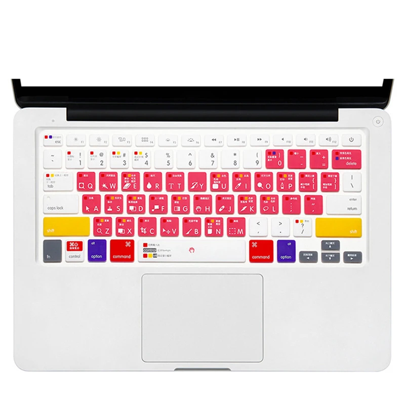 Тонкий Ableton Live Logic Pro X Avid Pro инструменты ярлык клавиатуры чехол для Macbook Pro Air retina 13 15 17 до