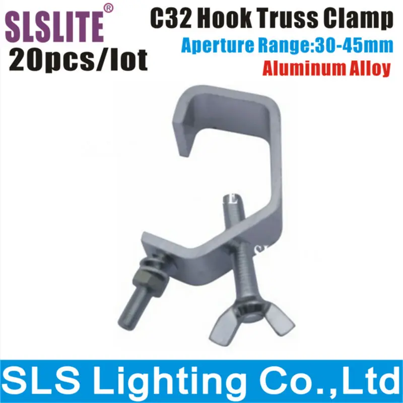 

10A 20PCS Mini Light Hook / Lighting Clamp LED Bar Stage Lighting Frame Clamps Load 15kg/33lb Cheap Price Chin Stock
