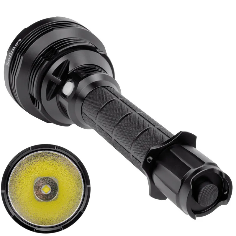 Sofirn SP70 Ultra bright 26650 LED Flashlight High Power 5500LM Tactical 18650 Light Cree XHP70.2 W - 32994552254