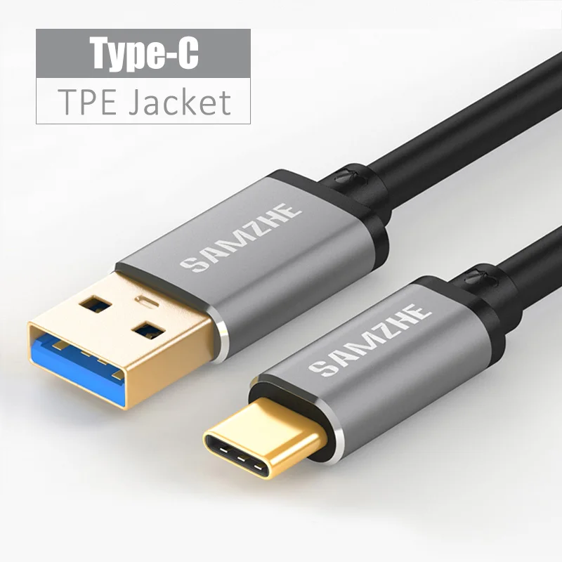 SAMZHE Micro/type C USB Android кабель для зарядки телефона Быстрая зарядка 0,25/0,5/1/1,5/2 м для XIAOMI HUAWEI SAMSUNG - Цвет: Type-c-bk