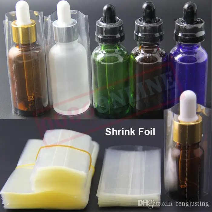 Pvc Heat Shrink Wrap Film For 30ml E Liquid Glass Dropper Bottles Shrink Sleeve Seals For 10ml 20ml 30ml Glass E Juice Bottles Film For Glass Film Wrapfilm Sleeve Aliexpress