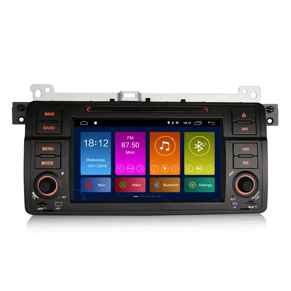 Clearance 7" Android 8.1 Oreo OS Car DVD Multimedia GPS Radio for BMW E46/318/320/325/M3 1998 1999 2000 2001 2002 2003 2004 2005 2006 3
