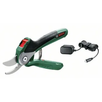 

BOSCH 06008B2000 Scissors EasyPrune battery 3,6 V cut System Bypass hasta 450 cuts by battery Dm 25mm 0,5 kg blister Pack
