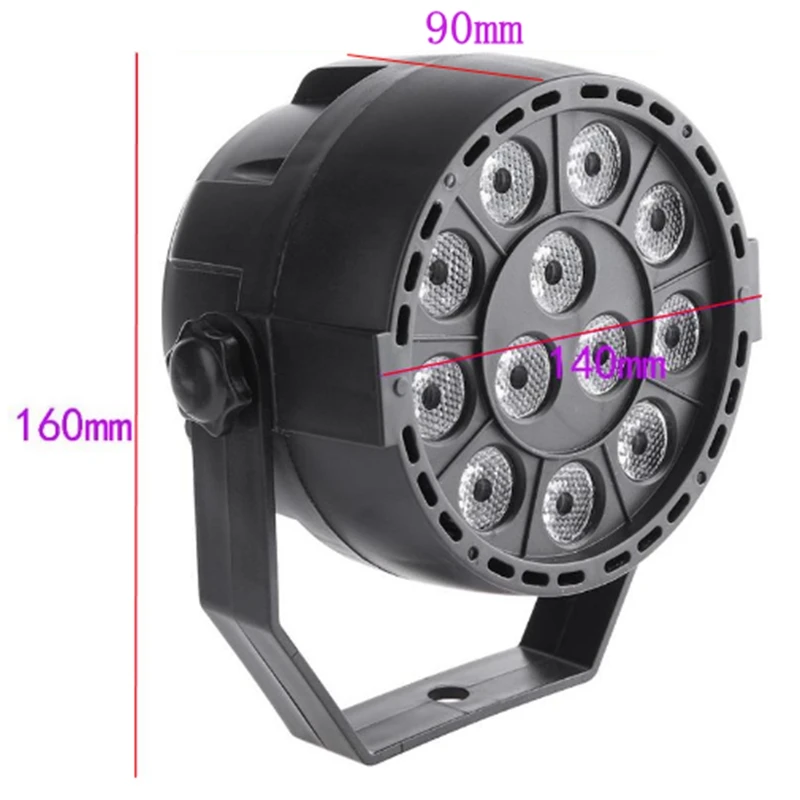 AC 90-240 В 12 светодиодный RGBW светодиодный свет этапа смешивания 8 DMX CH светодиодный Par 12 Вт DMX par Dj Light для КТВ вечерние Disco Семья сбор