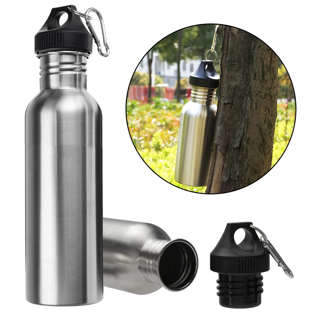 1000 ml Stainless Steel Wide Mouth Drinking Water Bottle Outdoor Travel