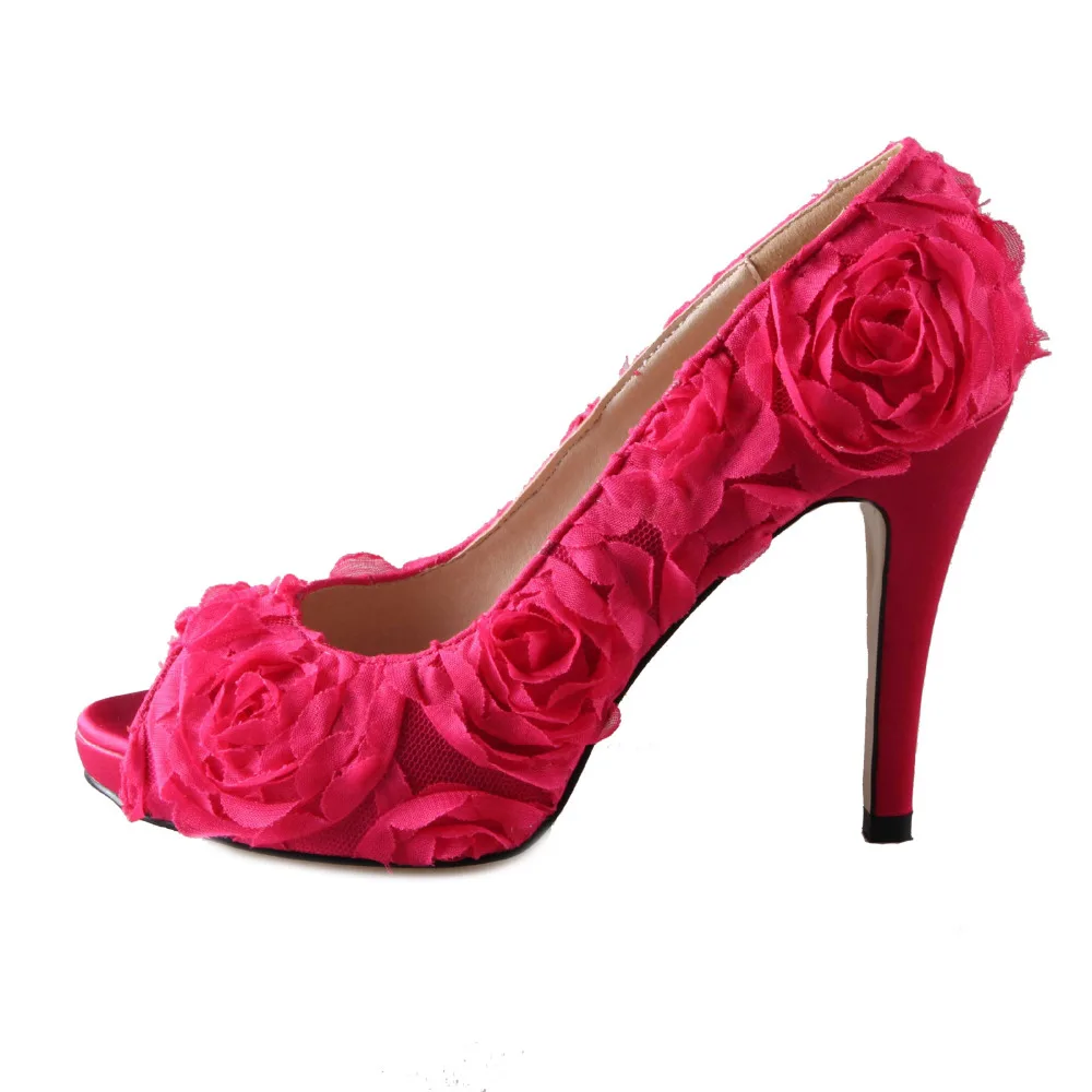 Hot Pink Peep Toe Shoes Promotion-Shop for Promotional Hot Pink ...