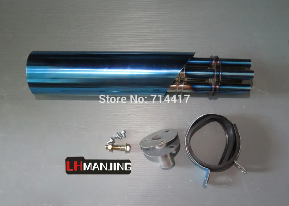 New models Gatling Gun Rotating exhaust muffler Scooter exhaust Moto