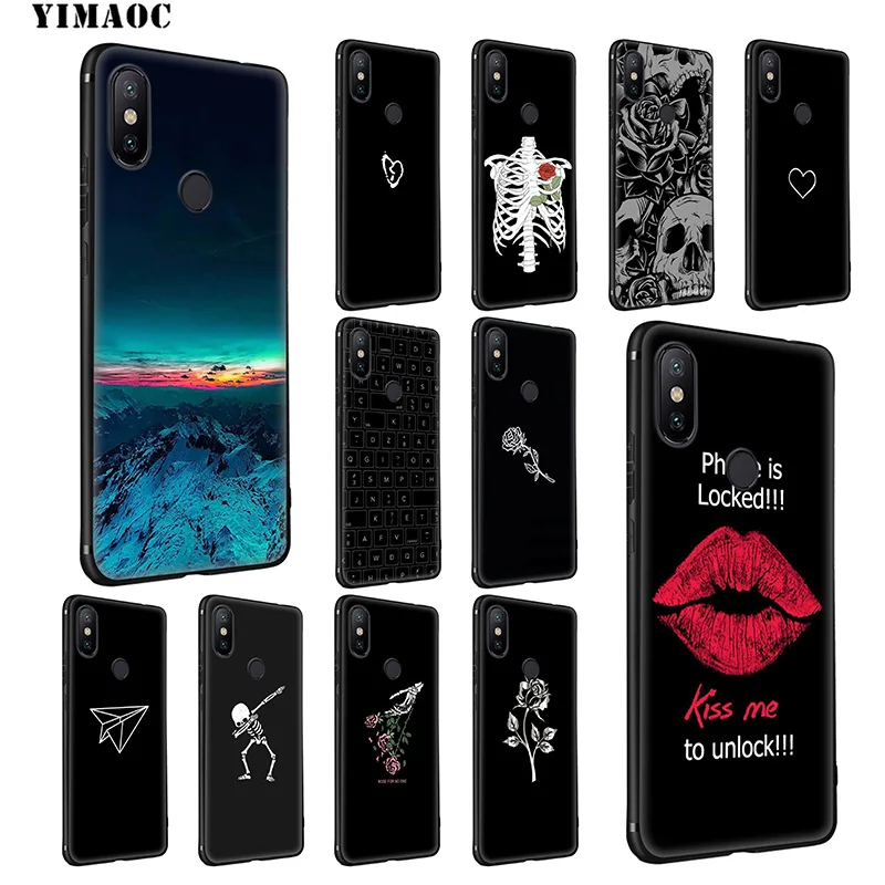 

YIMAOC Skull Heart Flower Air Soft Case for Xiaomi Mi 9T 9 8 Se 6 MAX 3 A1 A2 Lite MiA1 MiA2 CC9E CC9 6X 5X POCOPHONE F1