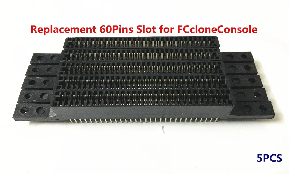 

Бесплатная доставка, 10 шт., замена слота на 60 контактов для FCcloneConsole