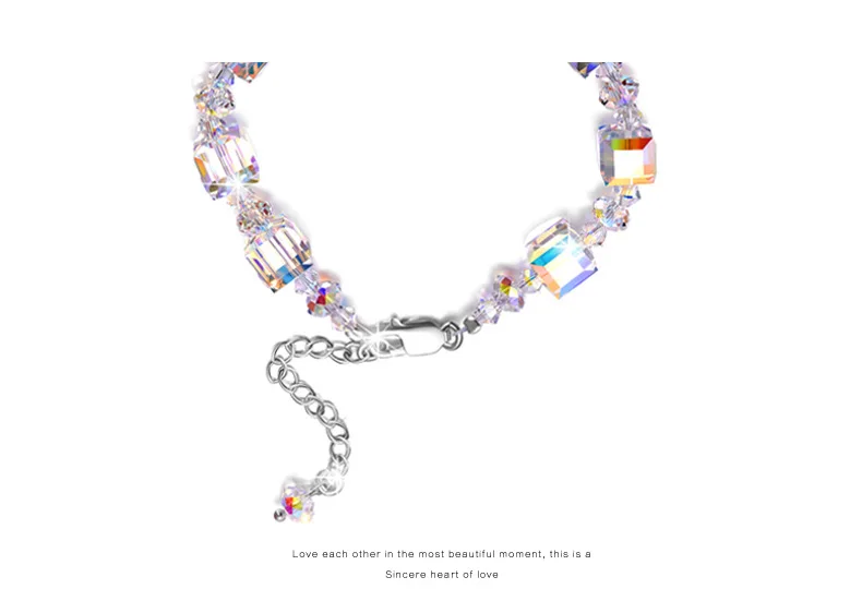 Shi element crystal 925 sterling silver bracelet hand string of cross-border deserve to act the role of new products