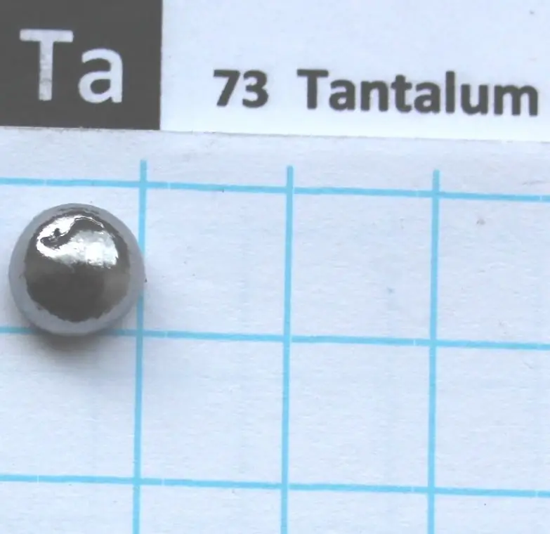 

Solid 99,95% Tantalum Metal Meltpellet 10g - Pure Element 73 sample