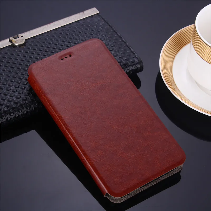 Для Coque Meizu M8 Note чехол Meizu Note 8 Чехол кожаный флип Роскошный чехол для Meizu Note 8 Meilan Note8 M822Q чехол 6,0 дюймов - Цвет: brown