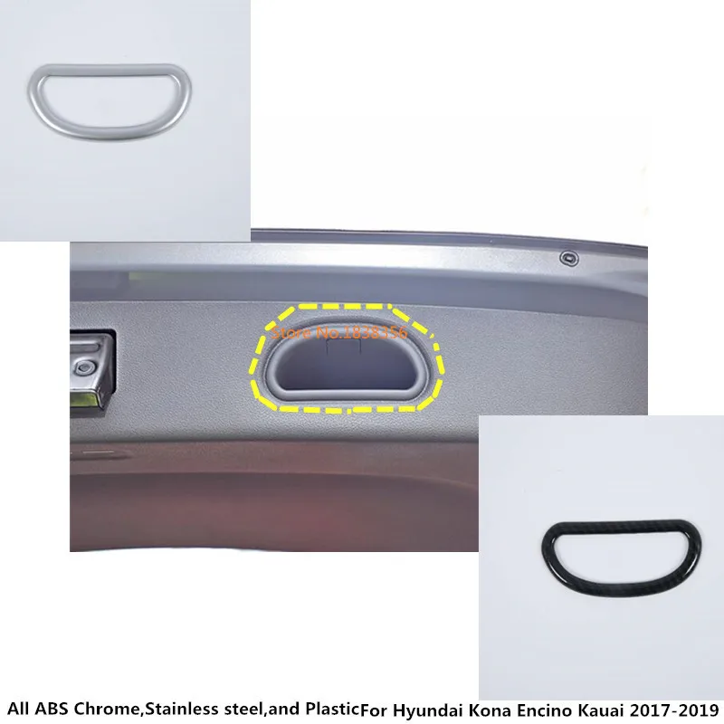 Для Hyundai Kona Encino Kauai 2017 2018 2019 2020 рамка для ручки ABS Хромированная Автомобильная