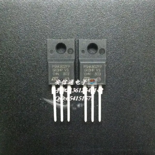 Free shipping 10pcs/lot STP5NK80ZFP P5NK80ZFP new original|lot|lot ...