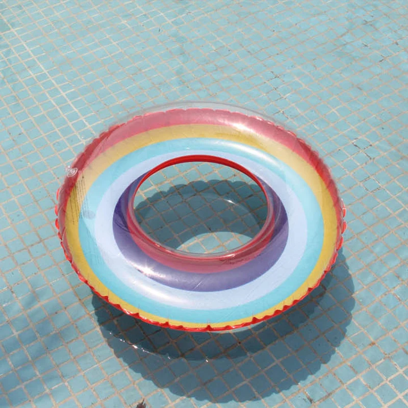Радуга надувной плавательный круг бассейн для детей надувные круги для игрушки для бассейна вода вечерние надувные игрушки для бассейнов