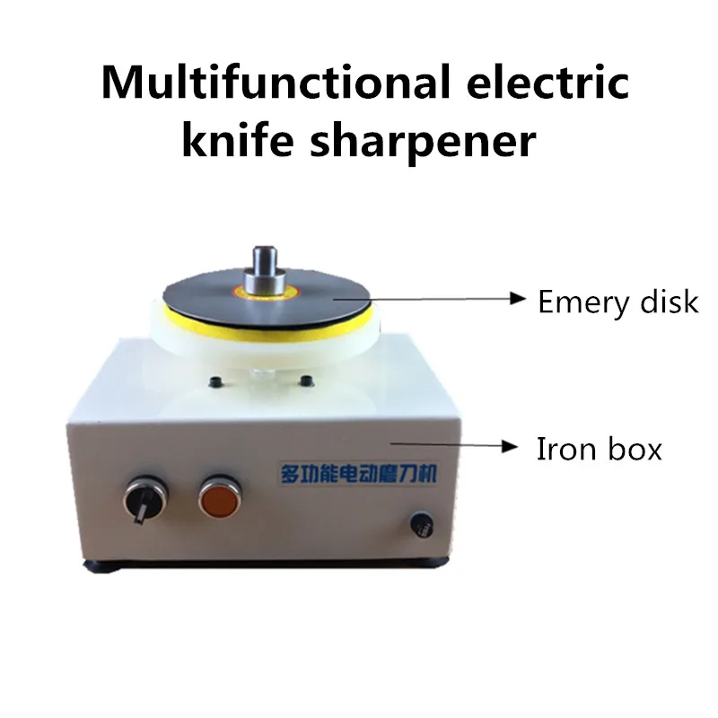 

Electric Polisher Kitchen Knife Sharpener Hairdressing Scissors Manicure Knife Special Polishing Machine Diamond Grinding Disc