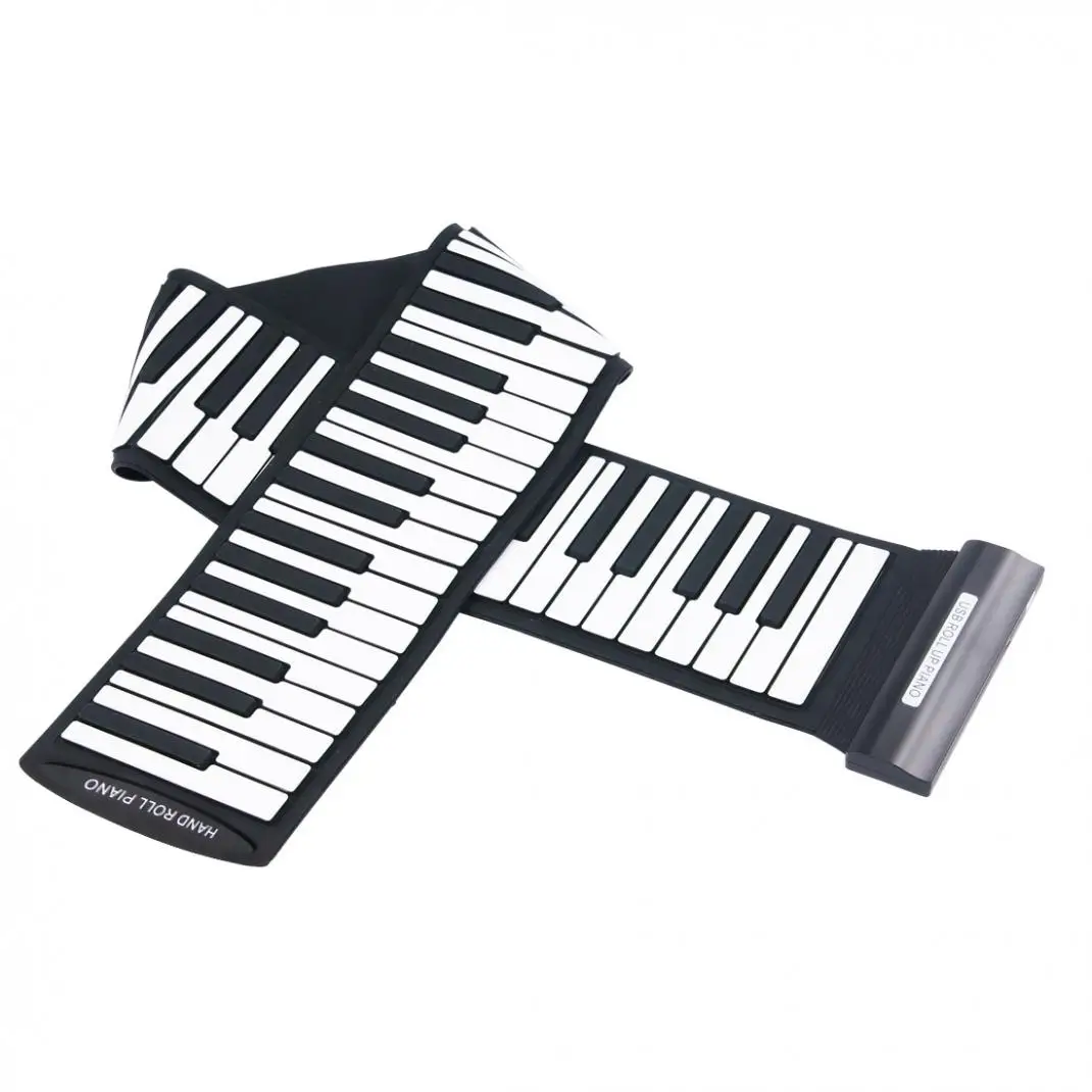  88 Keys Professional High Stability MIDI Keyboard Fold Electronic organ Superior Roll Up Piano with
