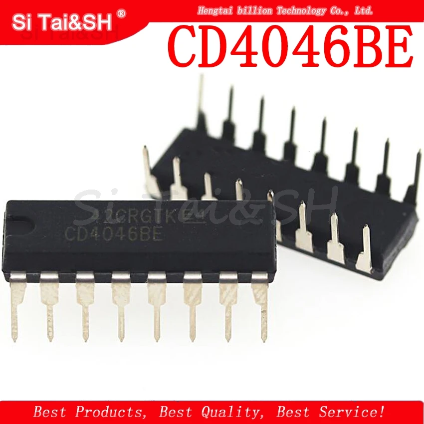 

10PCS CD4046BE DIP16 CD4046 DIP 4046BE DIP-16 new and original IC