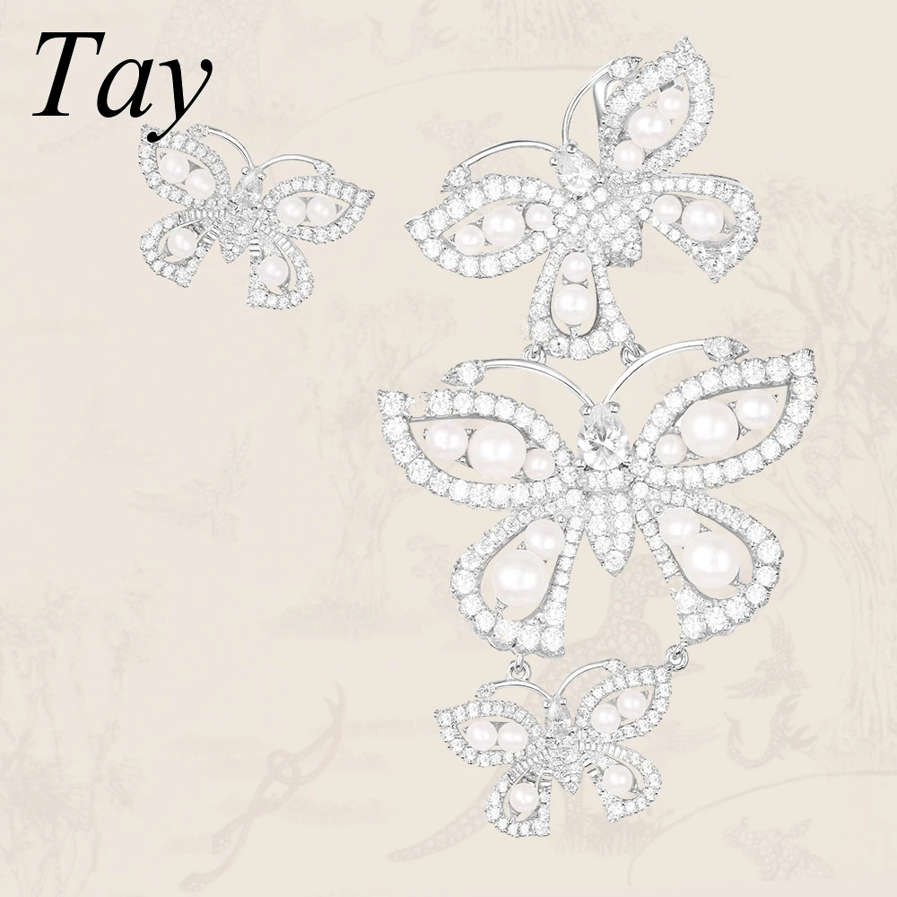 

Tay 925 sterling silver lovers ladies women engagement wedding gifts native american punk wristband fashion jewelry earrings