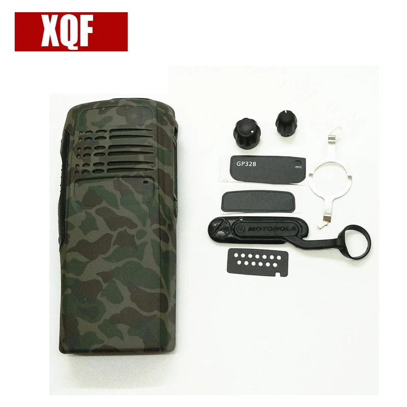 Camouflage Replacement Repair Case Housing For Motorola GP328 Portable Radio