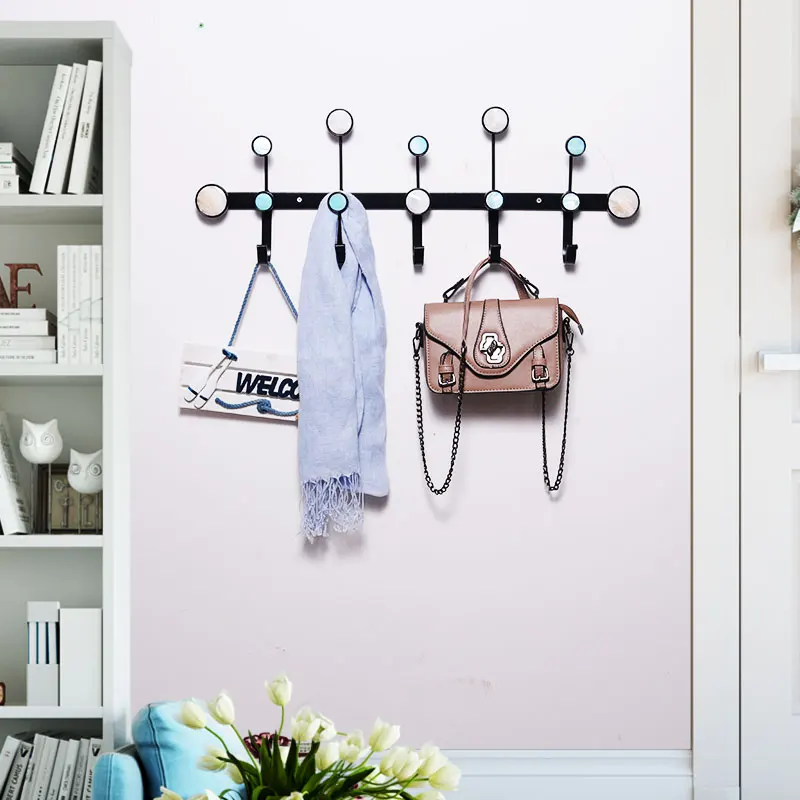 

Creative Porch Key Hook Wall-mounted Entrance Hall Wall Hanging Clothes Simple Clothes Coat Hook