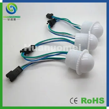 

High quality D26mm ,IP67 waterproof ucs1903 led module rgb pixel led light outdoor park lighting 50pcs/Pack