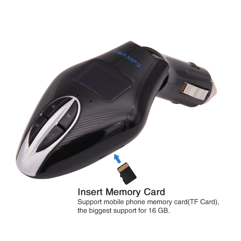 MP3 плеер аудиоистема Беспроводной аудио FM передатчик модулятор USB SD Пульт дистанционного управления Управление автомобиль радио USB
