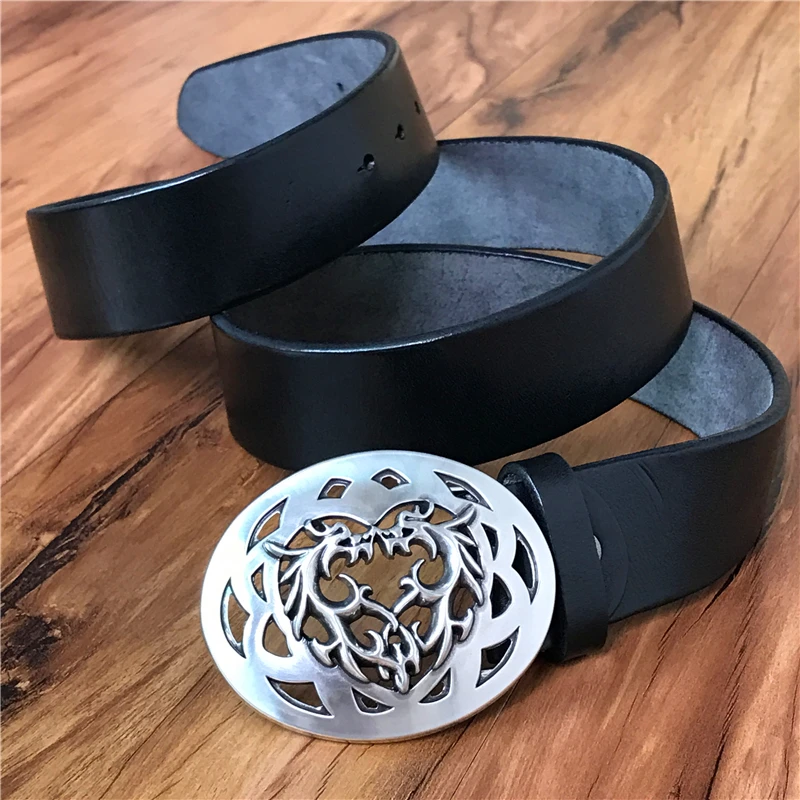Thick Genuine Leather Metal Belt Buckle (13)