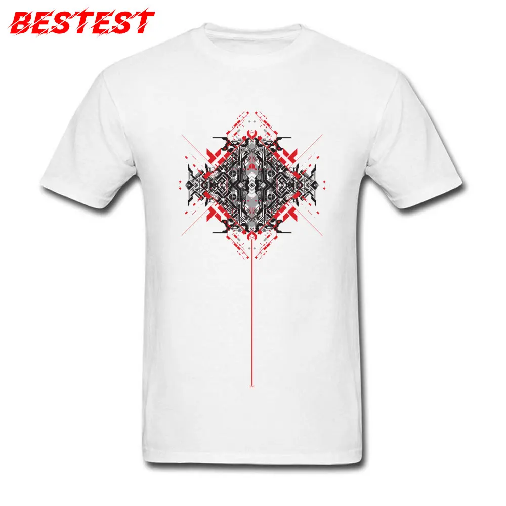 Abstract 2 Line T-Shirt Short Sleeve Slim Fit Designer Men Summer Fall Tops Shirts Slim Fit Tops & Tees Round Collar Pure Cotton Abstract 2 Line white