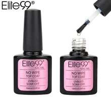 Elite99 верхнее покрытие гель 10 мл не впитывается не протирается верхнее покрытие УФ светодиодный Гель-лак для ногтей длинный прочный верх Гель-лак для дизайна ногтей