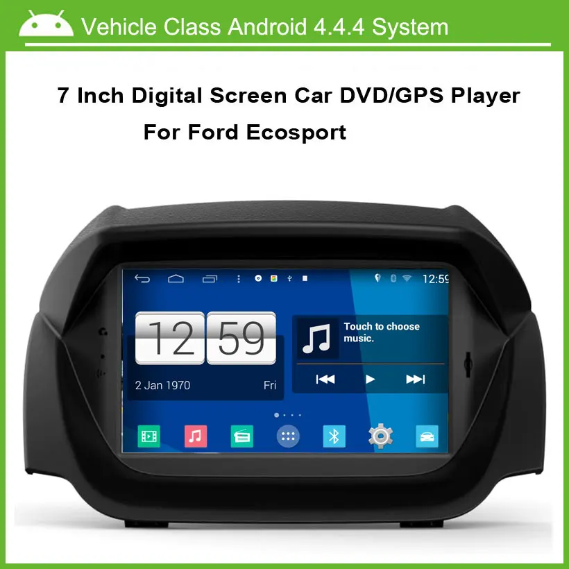 Android Car DVD Player For Ford ECOsport GPS Navigation Multi touch