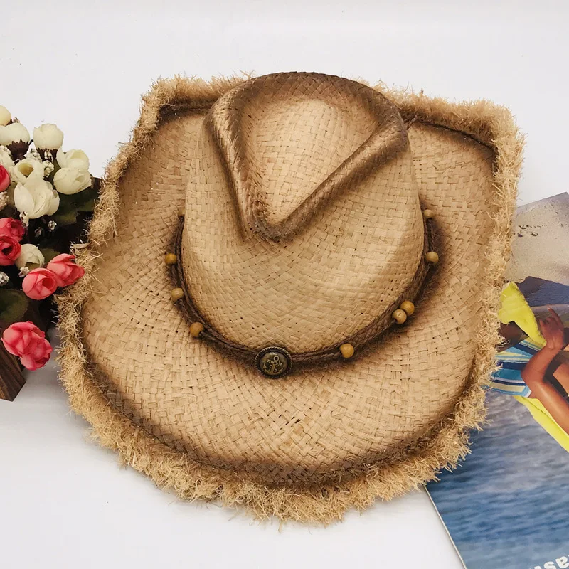 Note Character Cowboy Hat Dad Hats Beach Denim Caps for Mens Womens