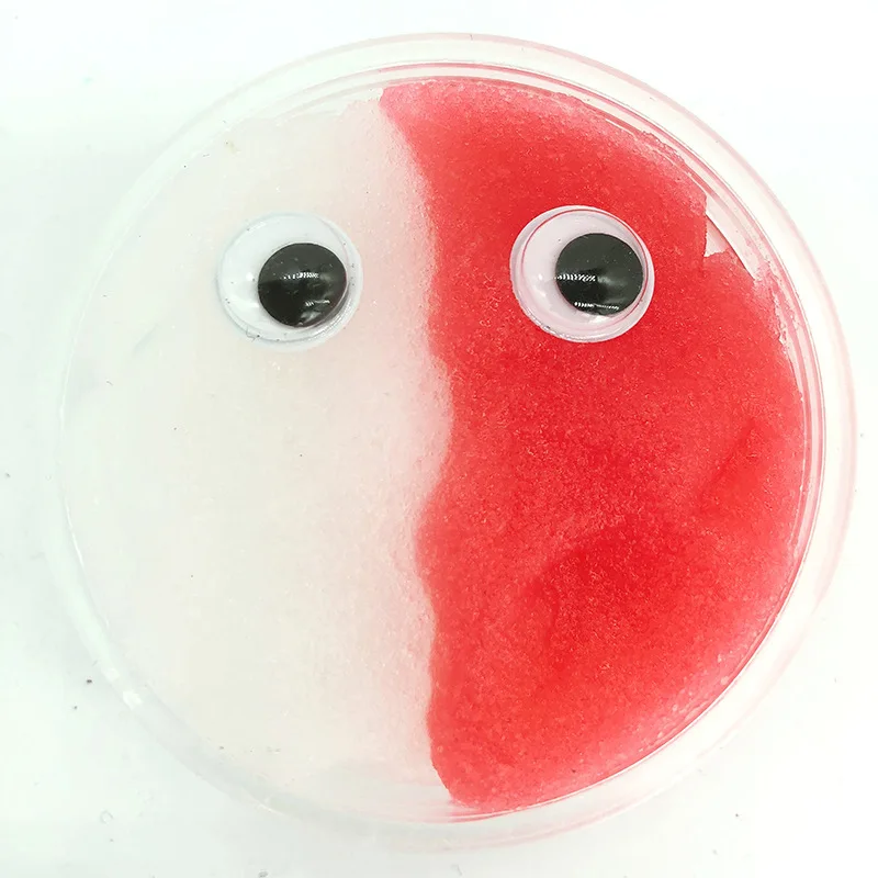 Bearoom Cotton Mud Coloful Slime Crystal Clay Funny Smiley Face Slime Toys Stress Reliever Toy For Adults Fluffy Sand