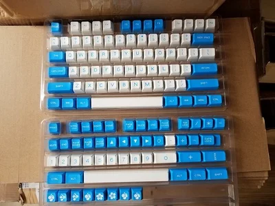 Механические клавиши клавиатуры MAXKEY keycaps SA keycap Double shot ABS игровая клавиша 127 клавиш