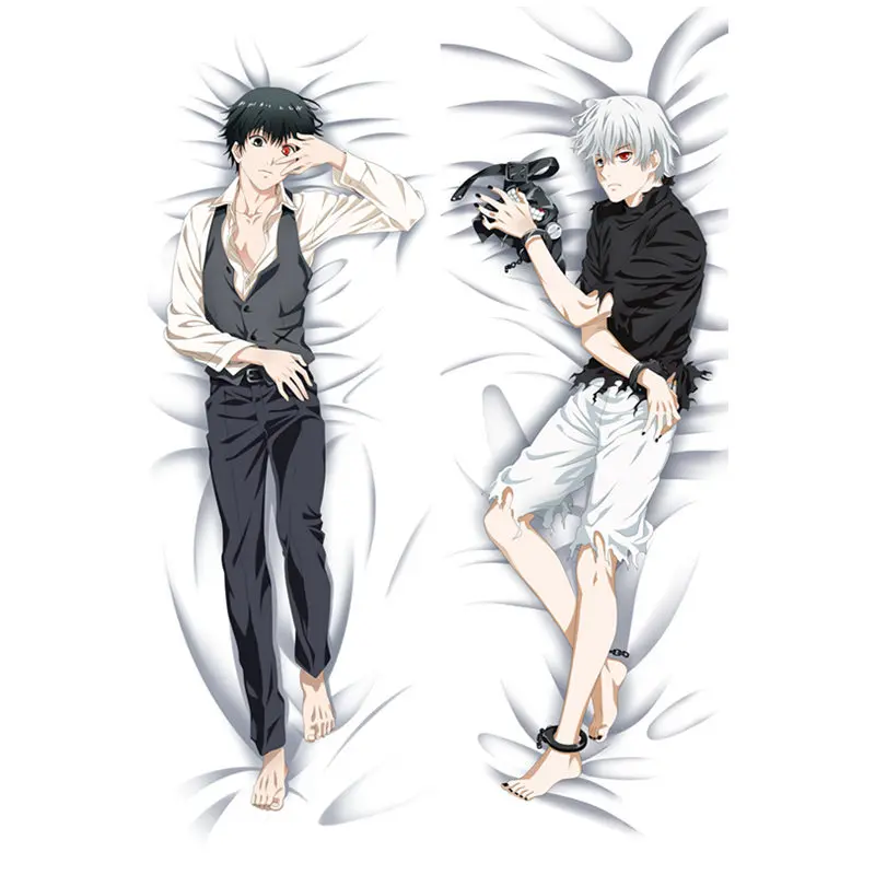 Аниме Токийский вурдалак наволочки kaneki ken маска Touka Dakimakura Чехол cool boy 3D двустороннее постельное белье обнимающий тело Чехол для подушки