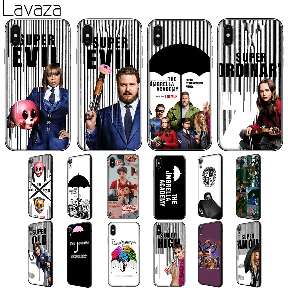 

Lavaza the Umbrella Academy Soft Silicone Case Cover for Apple iPhone 6 6S 7 8 Plus 5 5S SE X XS 11 Pro MAX XR