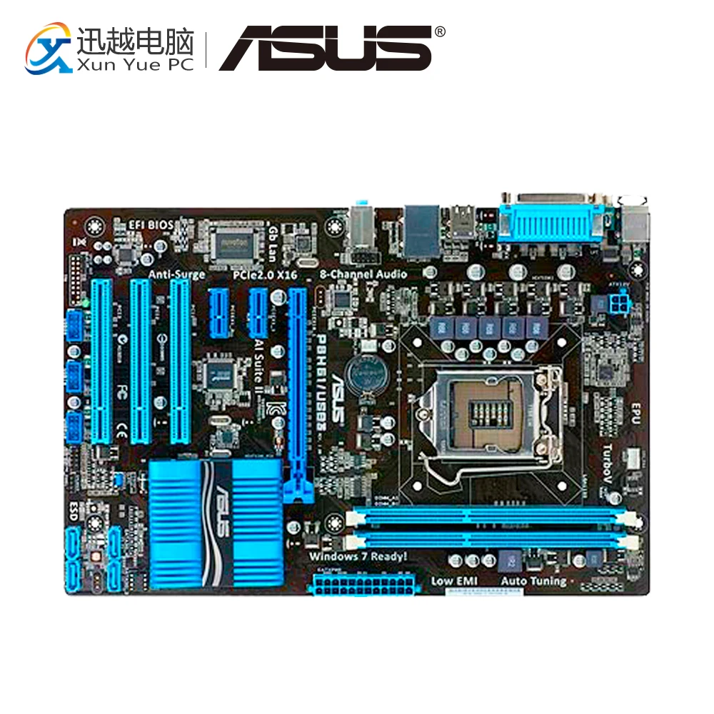 

Asus P8H61/USB3 Desktop Motherboard H61 Socket LGA 1155 i3 i5 i7 DDR3 16G ATX On Sale