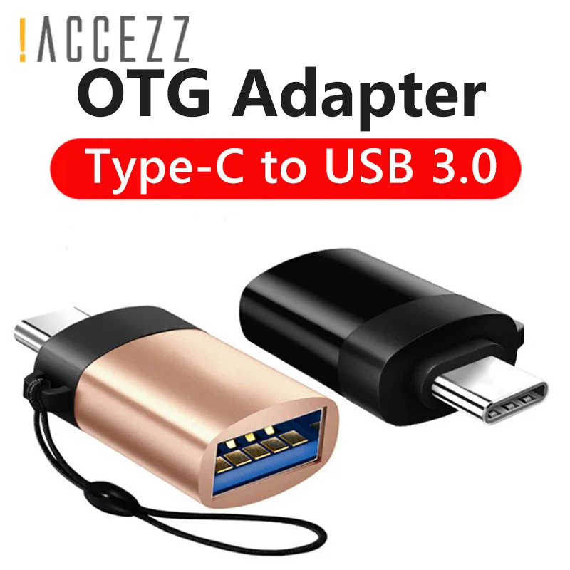 ! ACCEZZ 2 шт. 3 Тип C OTG адаптер USB 0 для samsung S8 huawei P20 Xiaomi Mi8 Lite type-C Мужской Android зарядный