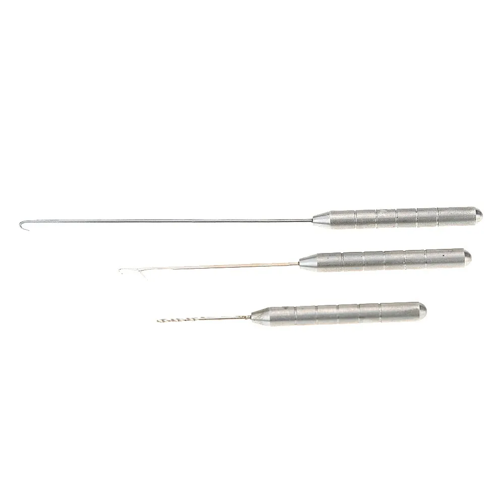 Stainless Steel 3 in 1 Carp Fishing Rigging Bait Needle Kit Tool Set Fish Tackle | Спорт и развлечения