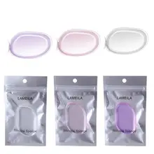 BellyLady в форме листа желе силиконовый слоеный прозрачный порошок спонж для макияжа слоеный случайный цвет