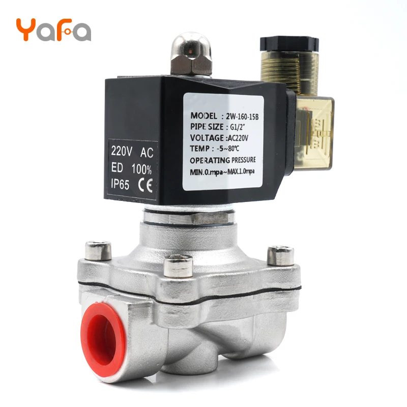 12 V/24 V G1/2 G3/4 NC Электрический Впускной Соленоидный клапан регулирования давления