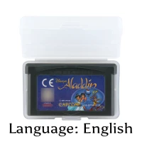 

32 Bit Video Game Cartridge ALADDIN Console Card EU Version English Language Support Drop shipping