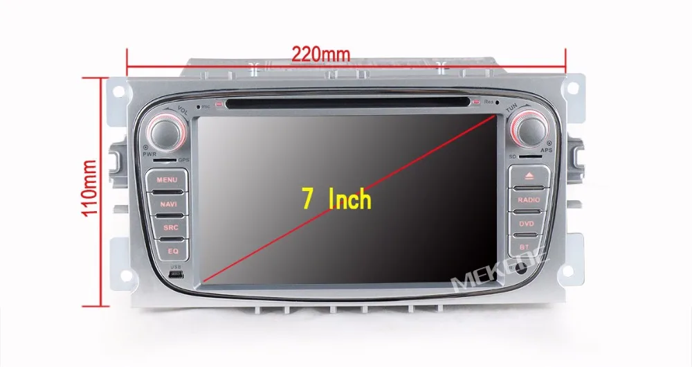 Sale 2 Din 7Inch Android 7.1 2G RAM Car DVD Player For FORD/Mondeo/S-MAX/Connect/FOCUS 2 2008-2011 With 4G Wifi Radio GPS Bluetooth 11 Sale 2 Din 7Inch Android 7.1 2G RAM Car DVD Player For FORD/Mondeo/S-MAX/Connect/FOCUS 2 2008-2011 With 4G Wifi Radio GPS Bluetooth 11