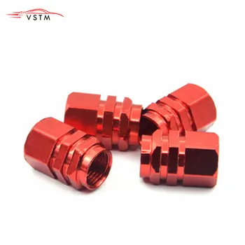 

Theftproof Aluminum Car Wheel Tires Valves Tyre Stem Air Caps Airtight Cove 4pcs/set Dustproof Cover Car Styling Accessories