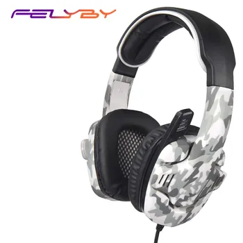 

FELYBY SA-708GT Gaming Headset Wired Computer Headset Camouflage