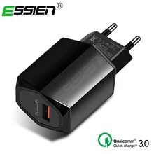 Essien USB зарядное устройство для мобильного телефона Зарядка для iphone Sumsung Xiaomi зарядное устройство USB зарядное устройство адаптер быстрое зарядное устройство 3,0
