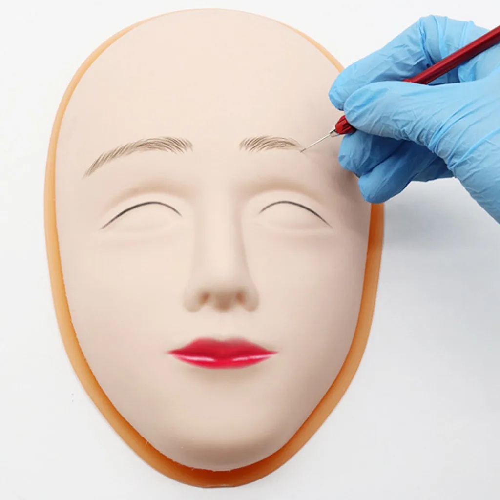 

Beauty Make Up Eyelash Practice Manikin Pro Massage Makeup Training Cosmetology Mannequin Doll Face Head Model 10